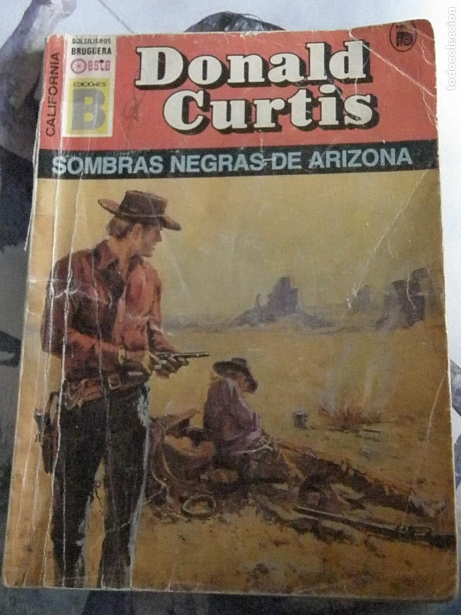 Libros de segunda mano: SOMBRAS NEGRAS DE ARIZONA &ndash; Donald Curtis &ndash; California no 7 &ndash; Editar. Ediciones B