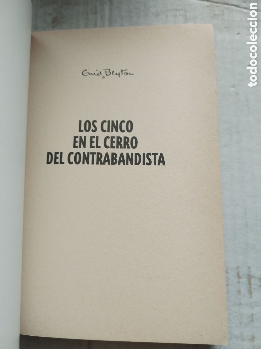 Libros de segunda mano: LOS CINCO EN EL CERRO DEL CONTRABANDISTA - Foto 2