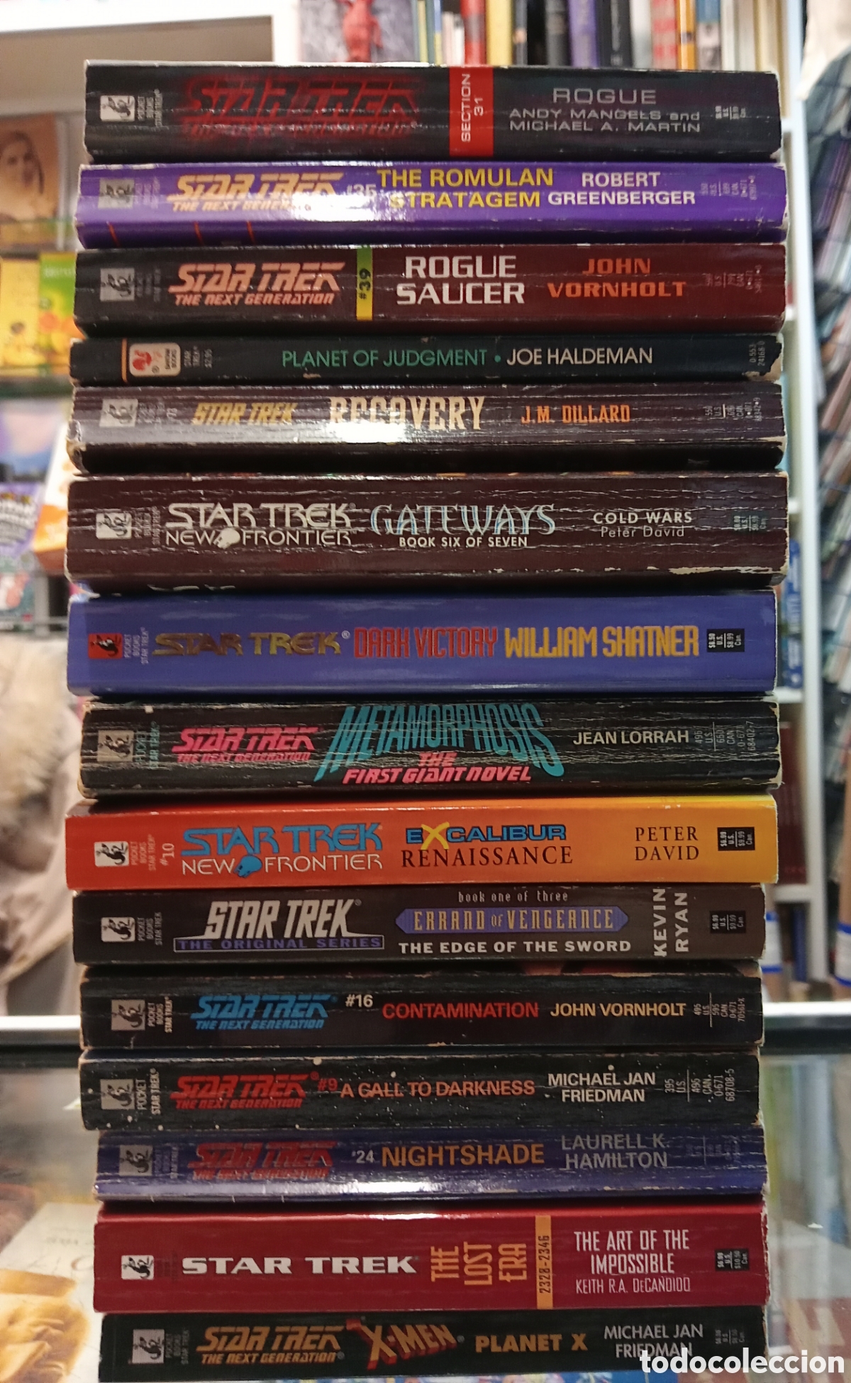 Libros de segunda mano: 15 NOVELAS STRAR TREK - Foto 5