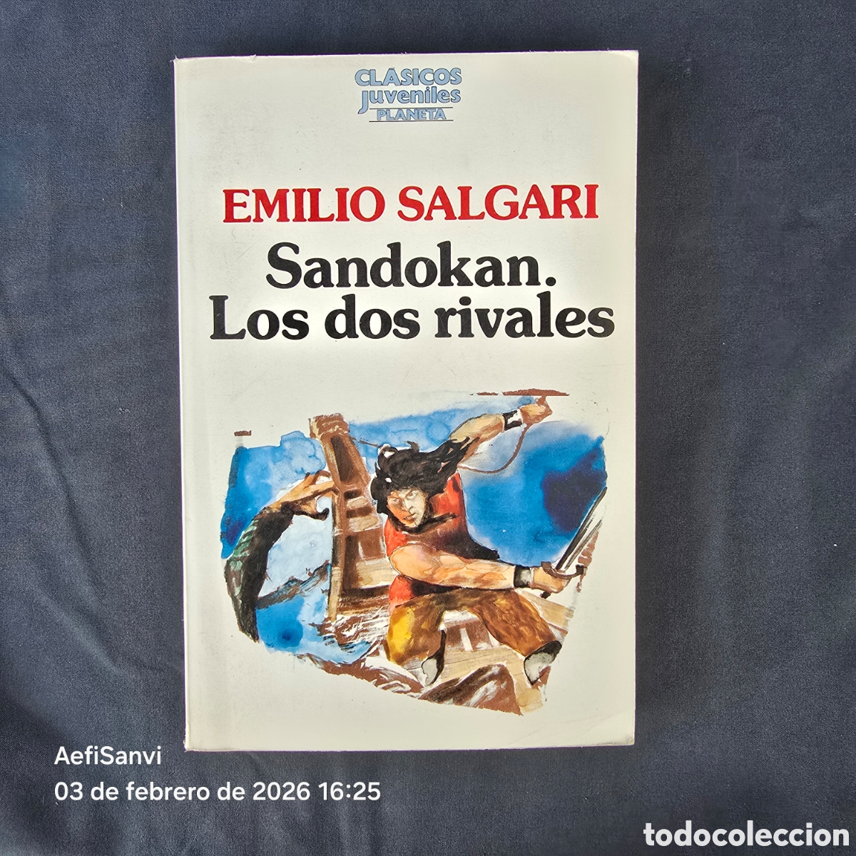 Libri di seconda mano: SANDOKAN, LOS DOS RIVALES (EMILIO SALGARI) (CLASICOS JUVENILES, PLANETA)
