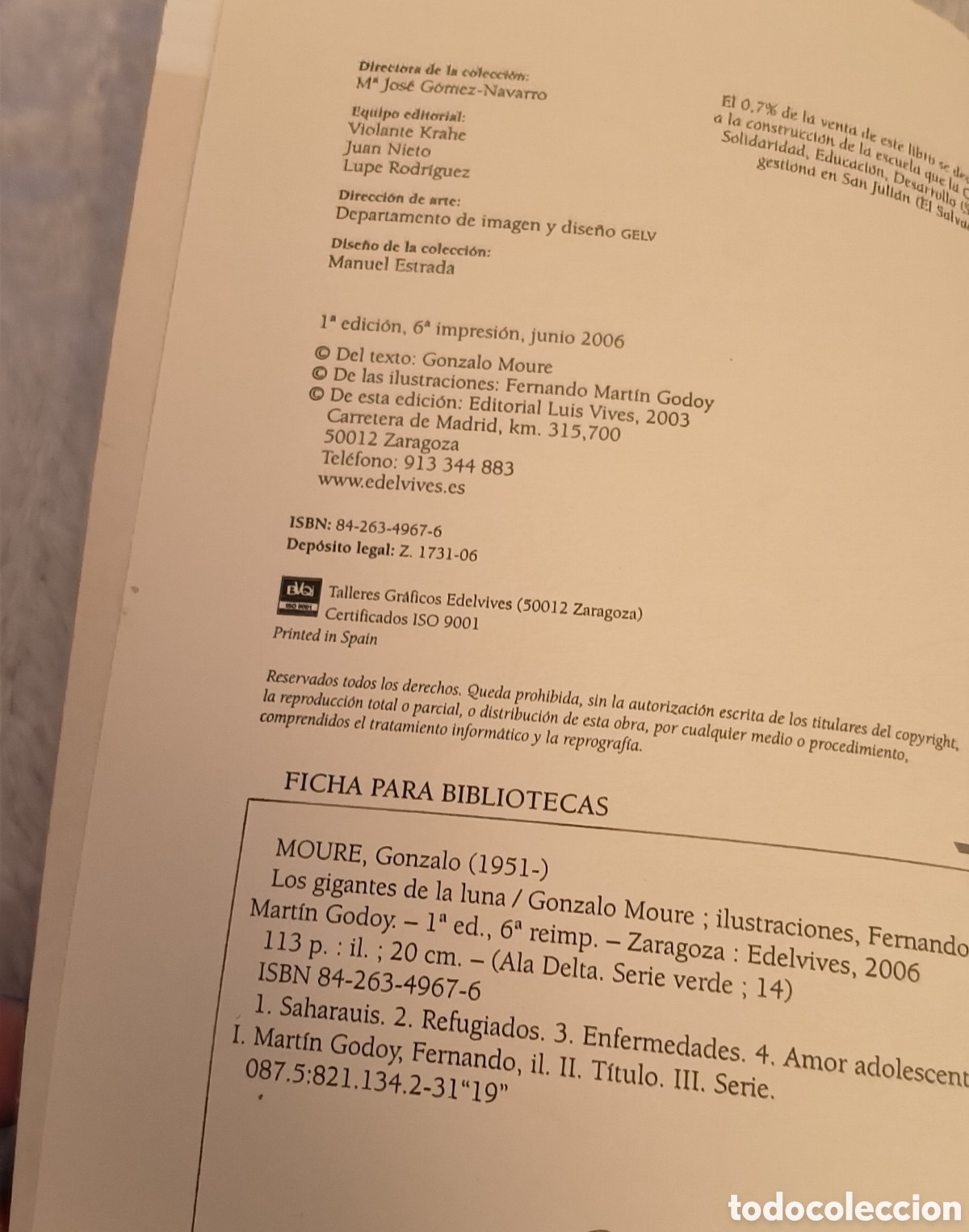Libros de segunda mano: Libro Los gigantes de la luna - Foto 3