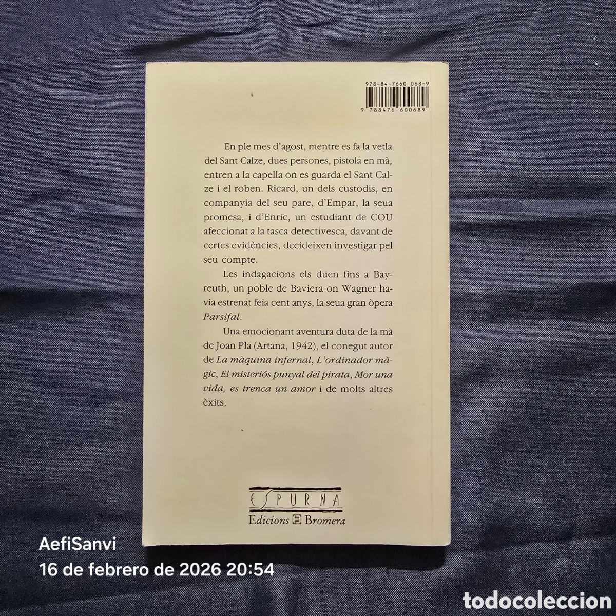 Libros de segunda mano: LA SECTA DEL GRAAL (JOAN PLA) (BROMERA) - Foto 2