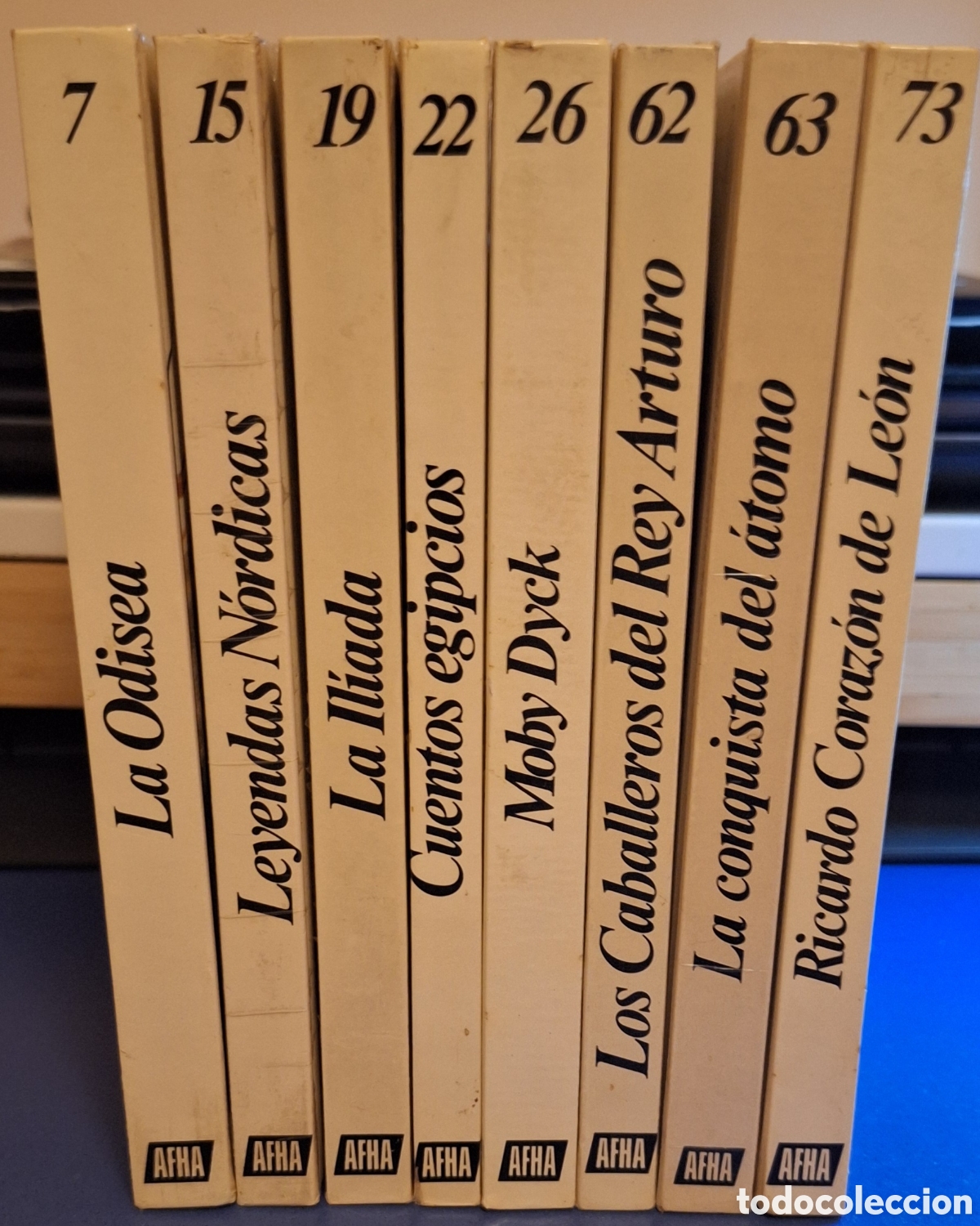 Libros de segunda mano: LOTE 8 LIBROS NUEVA AURIGA- ALPHA N&ordm;s 7. 15, 19, 22, 26, 73 (ediciones 1974/1978)