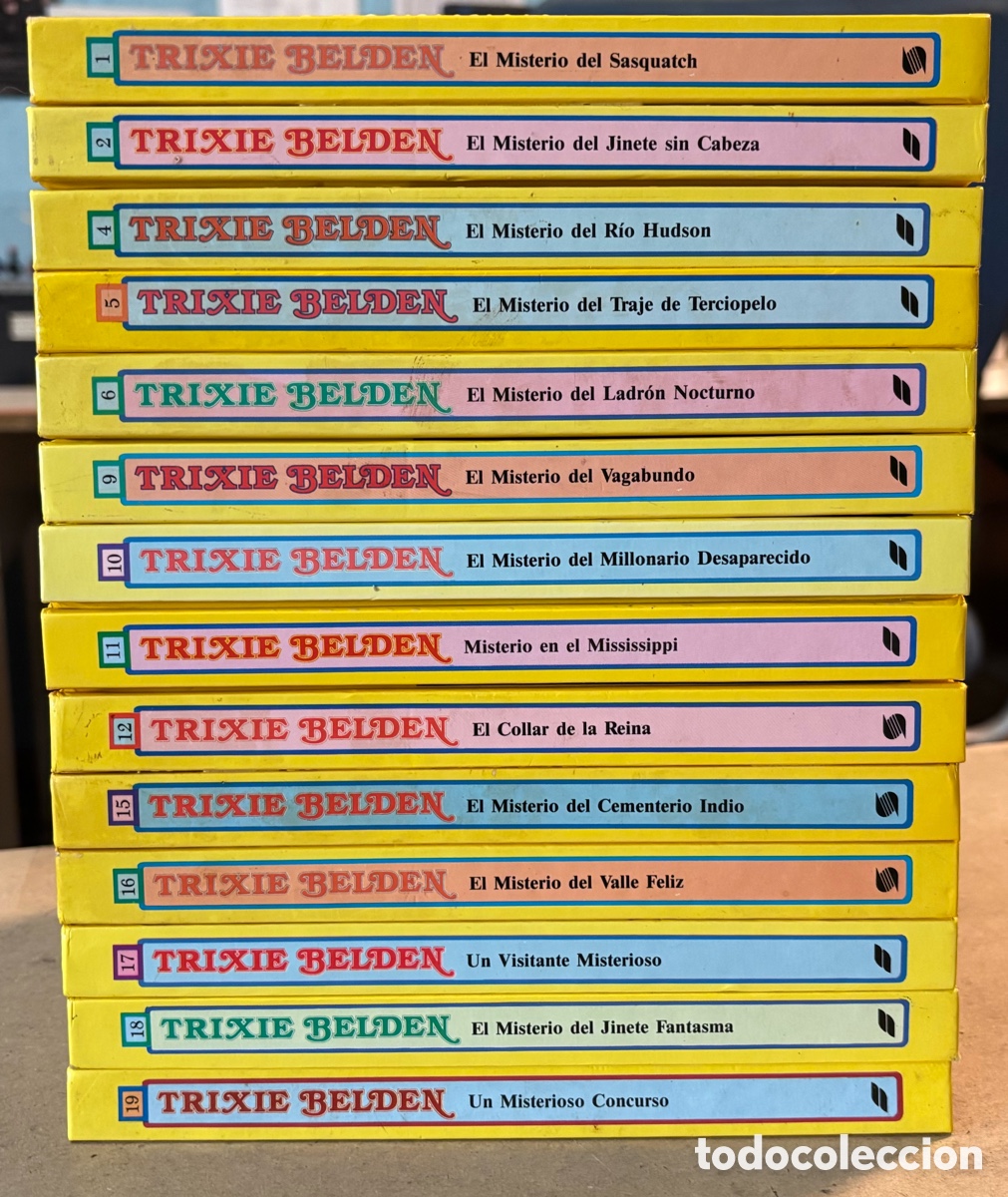 Libros de segunda mano: TRIXIE BELDEN. COLECCI&Oacute;N DE 14 N&Uacute;MEROS. SUSAETA EDICIONES. VER T&Iacute;TULOS EN FOTOGRAF&Iacute;AS.
