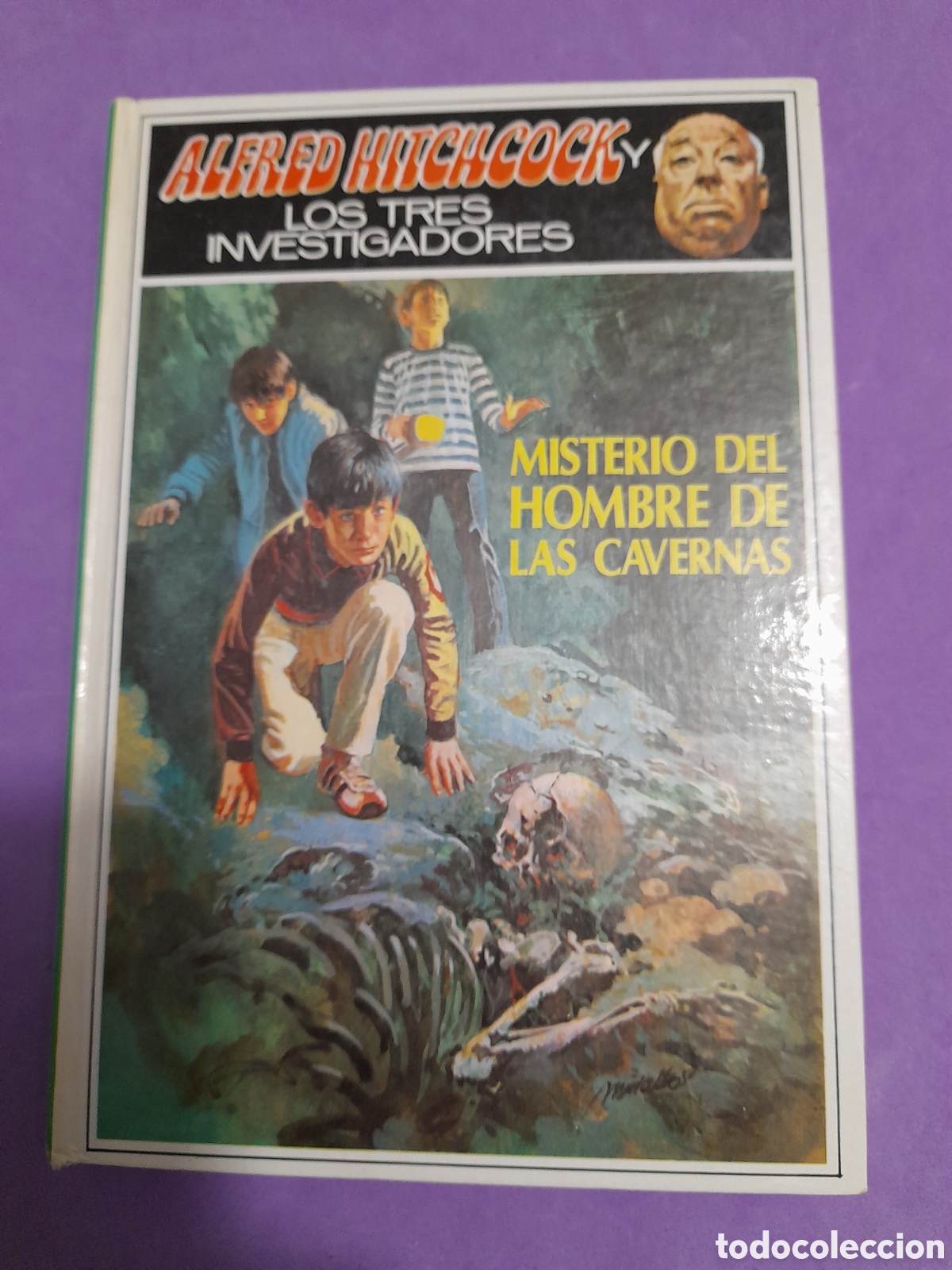 Libros de segunda mano: Libro Alfred Hitchcock y los tres investigadores, no 34 El misterio del hombre de las cavernas