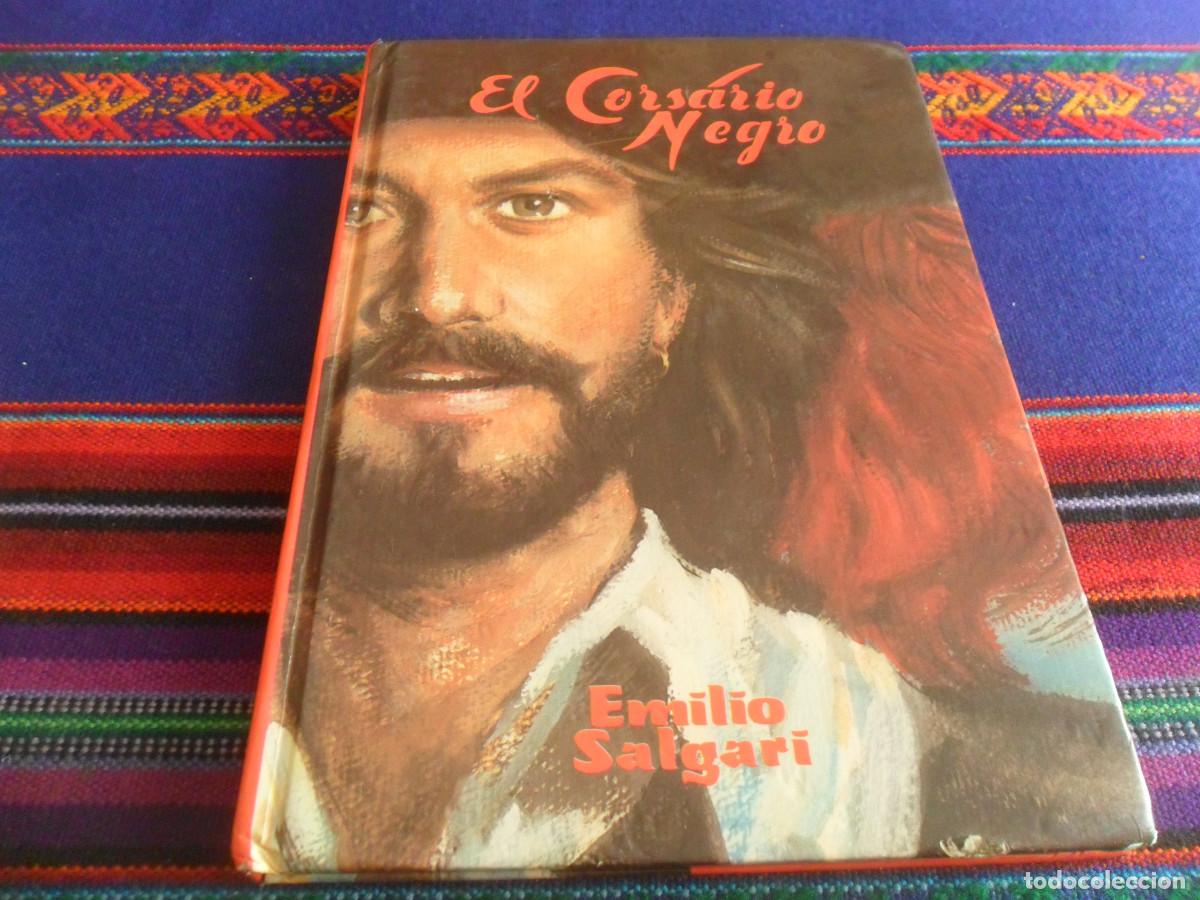 Libros de segunda mano: SERIE AVENTURAS N&ordm;S 1 EL CORSARIO NEGRO Y 4 EL LE&Oacute;N DE DAMASCO. ED. DINTEL 1982. EMILIO SALGARI.