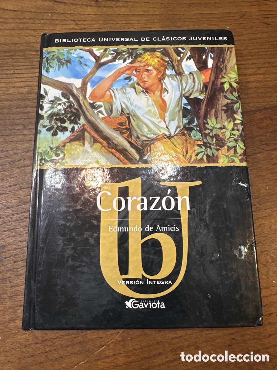 Libros de segunda mano: CORAZON . version INTEGRA - EDMUNDO DE AMICIS. BIBLIOTECA DE CL&Aacute;SICOS JUVENILES. GAVIOTA
