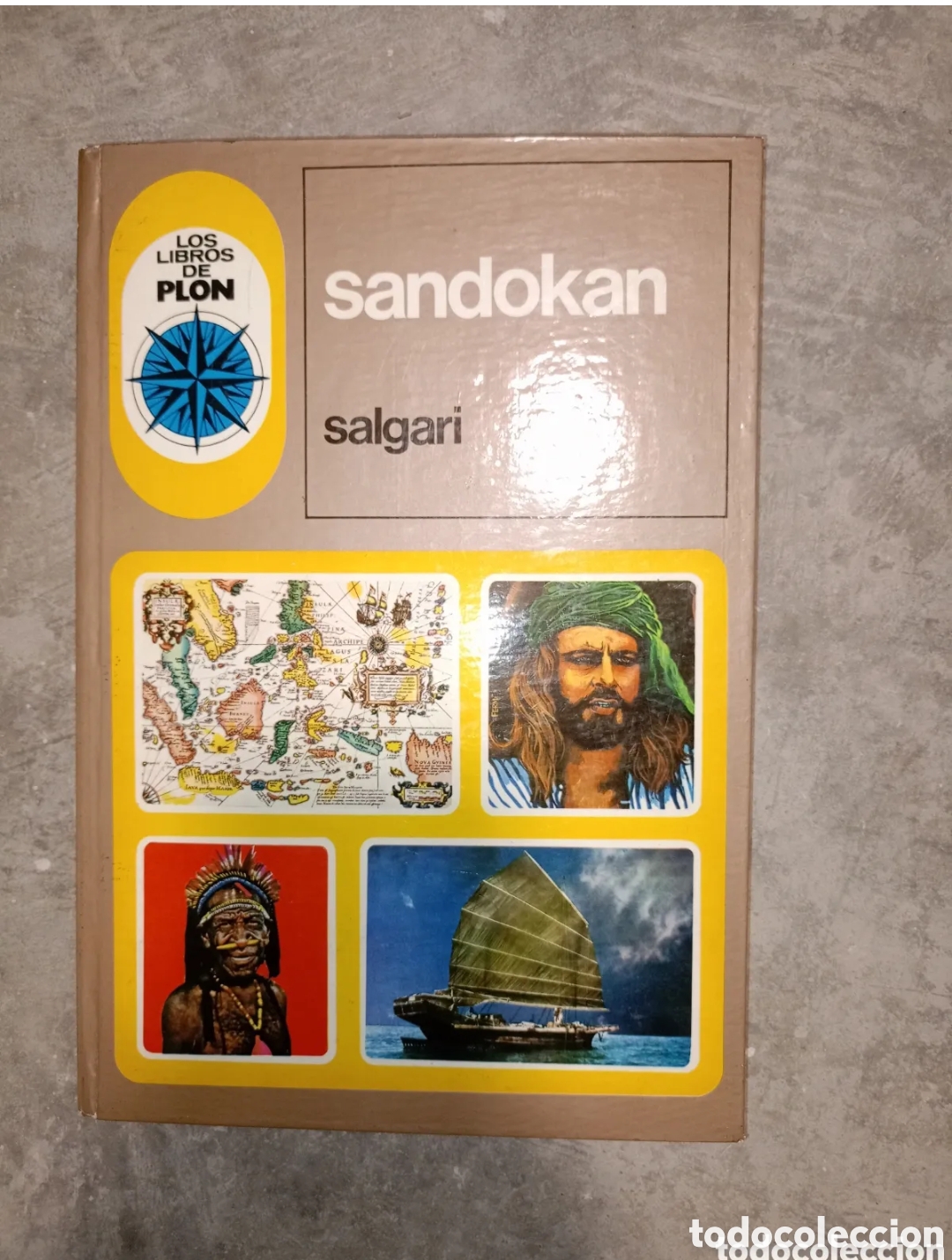 Libros de segunda mano: Sandokan los libros de plon salgari