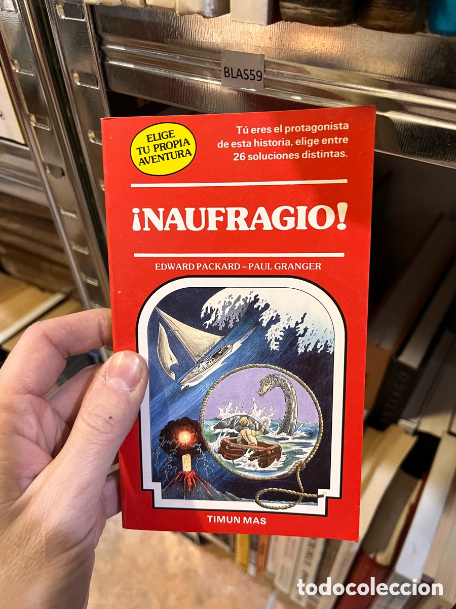 Libros de segunda mano: Blas59 &iexcl;NAUFRAGIO! EDWARD PACKARD - PAUL GRANGER timun m&aacute;s
