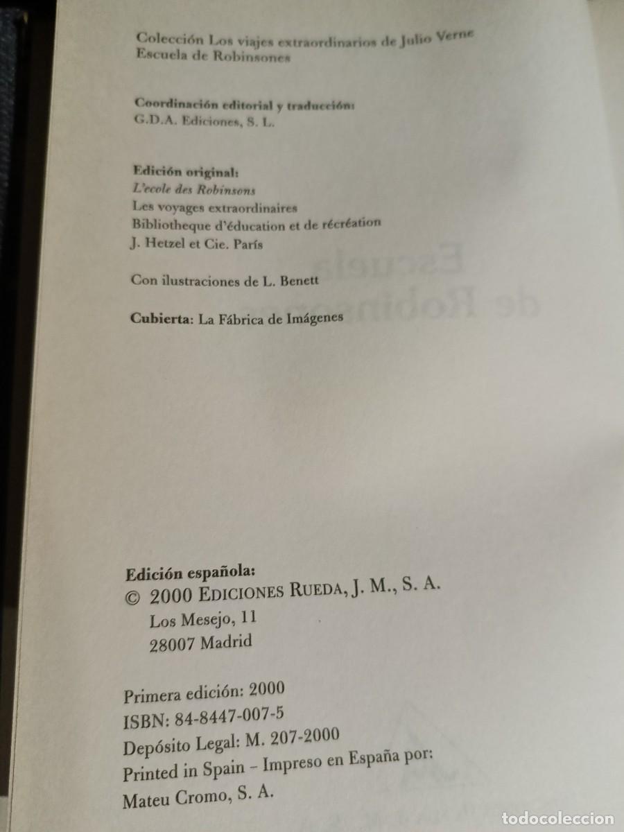Libros de segunda mano: ESCUELA DE ROBINSONES - Foto 3