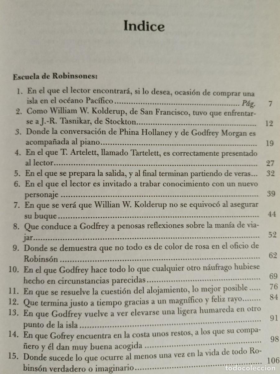 Libros de segunda mano: ESCUELA DE ROBINSONES - Foto 4