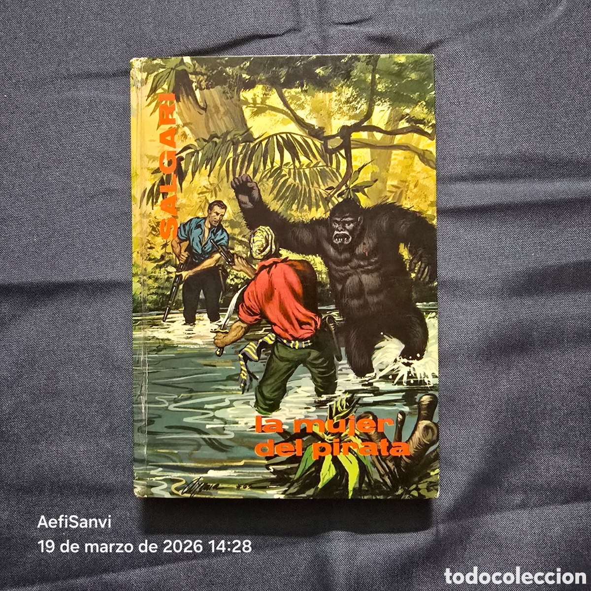 Libros de segunda mano: LA MUJER DEL PIRATA (SALGARI) (GAHE) - Foto 1