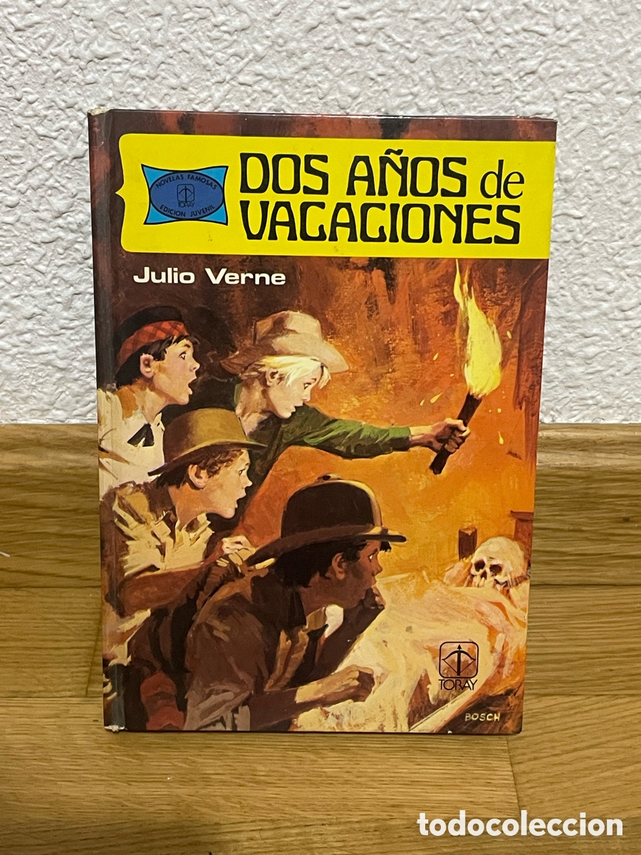 Libros de segunda mano: Libro de 1976 Dos a&ntilde;os de vacaciones ilustrado