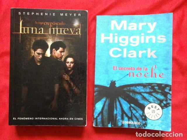 Libri di seconda mano: Lote 2 Libros: LUNA NUEVA - Stephenie Meyer y EL SECRETO DE LA NOCHE - Mary Higgins Clark