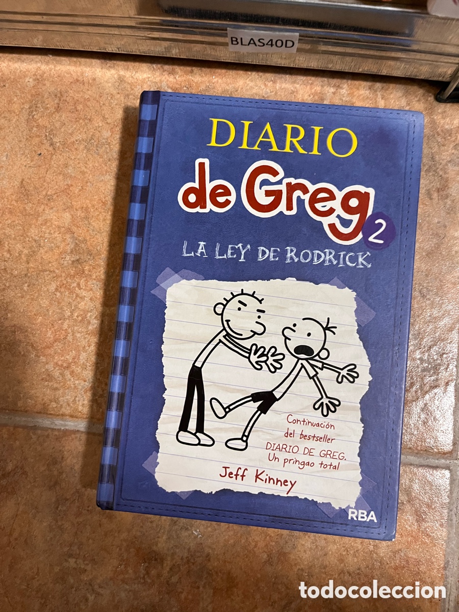 Libros de segunda mano: BLAS40D DIARIO de Greg, LA LEY DE RODRICK Jeff Kinney RBA