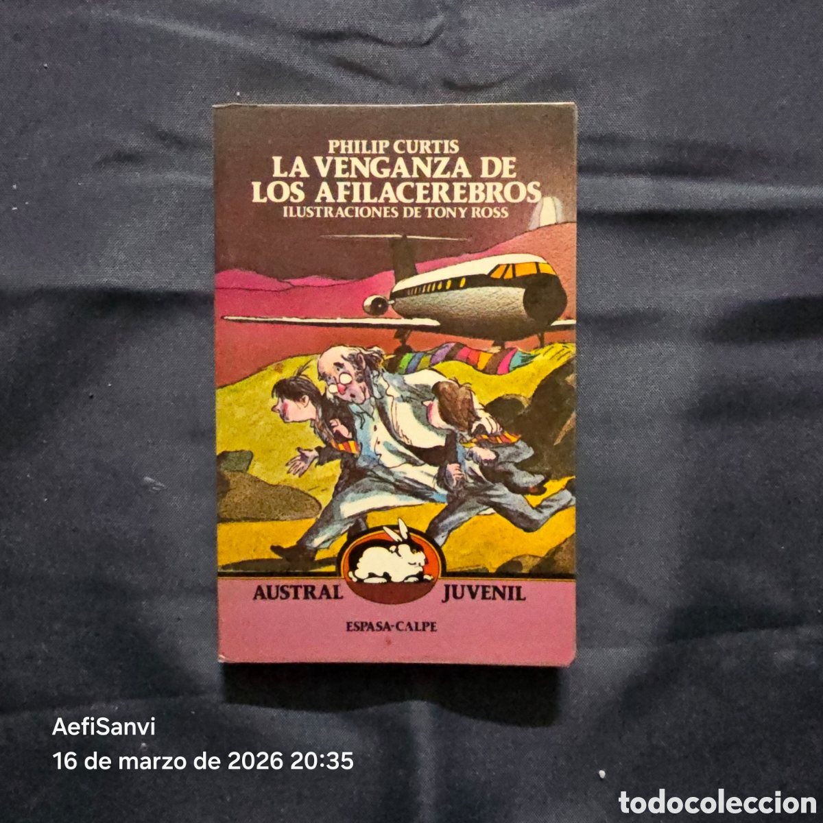 Libros de segunda mano: LA VENGANZA DE LOS AFILACEREBROS (PHILIP CURTIS) (AUSTRAL JUVENIL, ESPASA-CALPE)