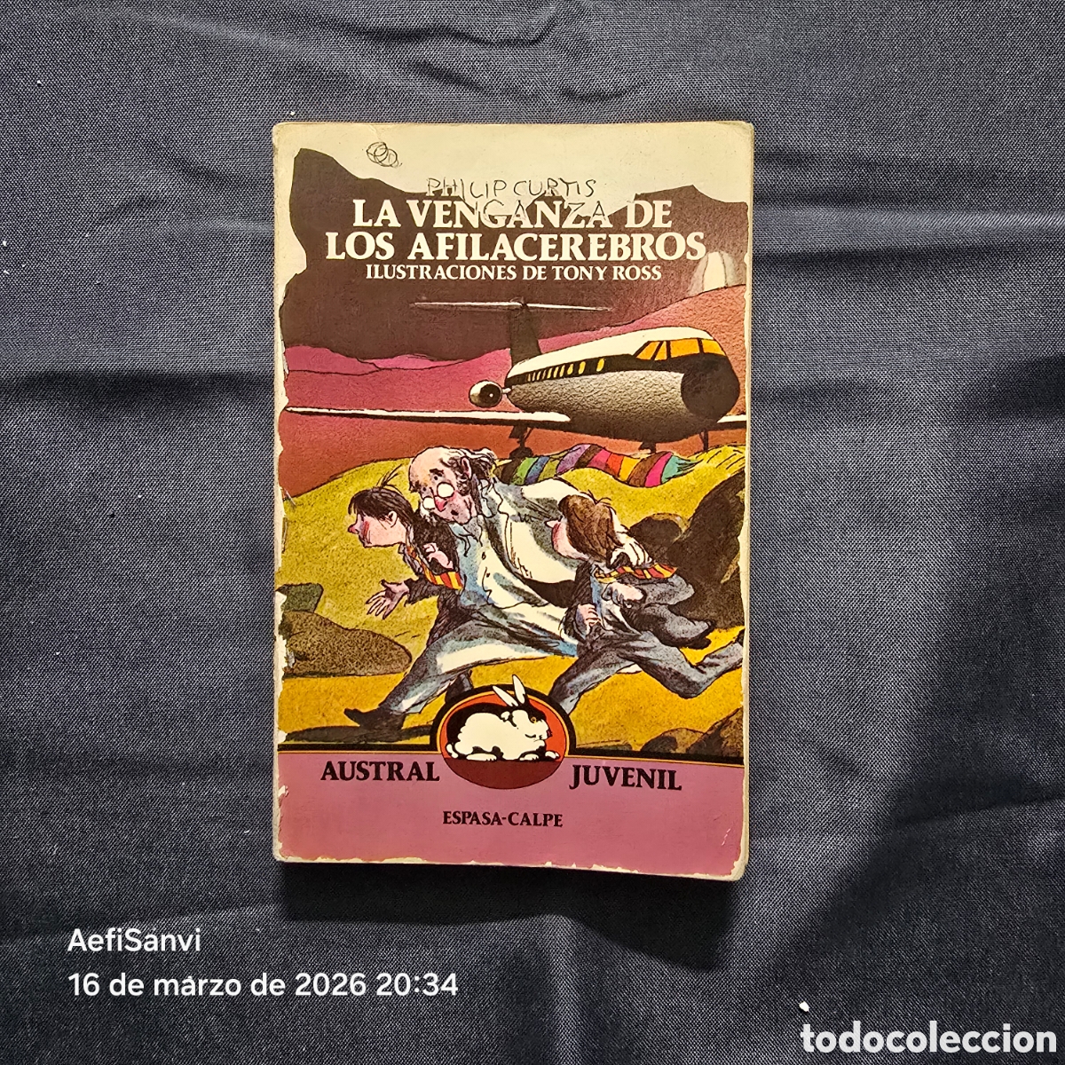 Libros de segunda mano: LA VENGANZA DE LOS AFILACEREBROS (PHILIP CURTIS) (AUSTRAL JUVENIL, ESPASA-CALPE)