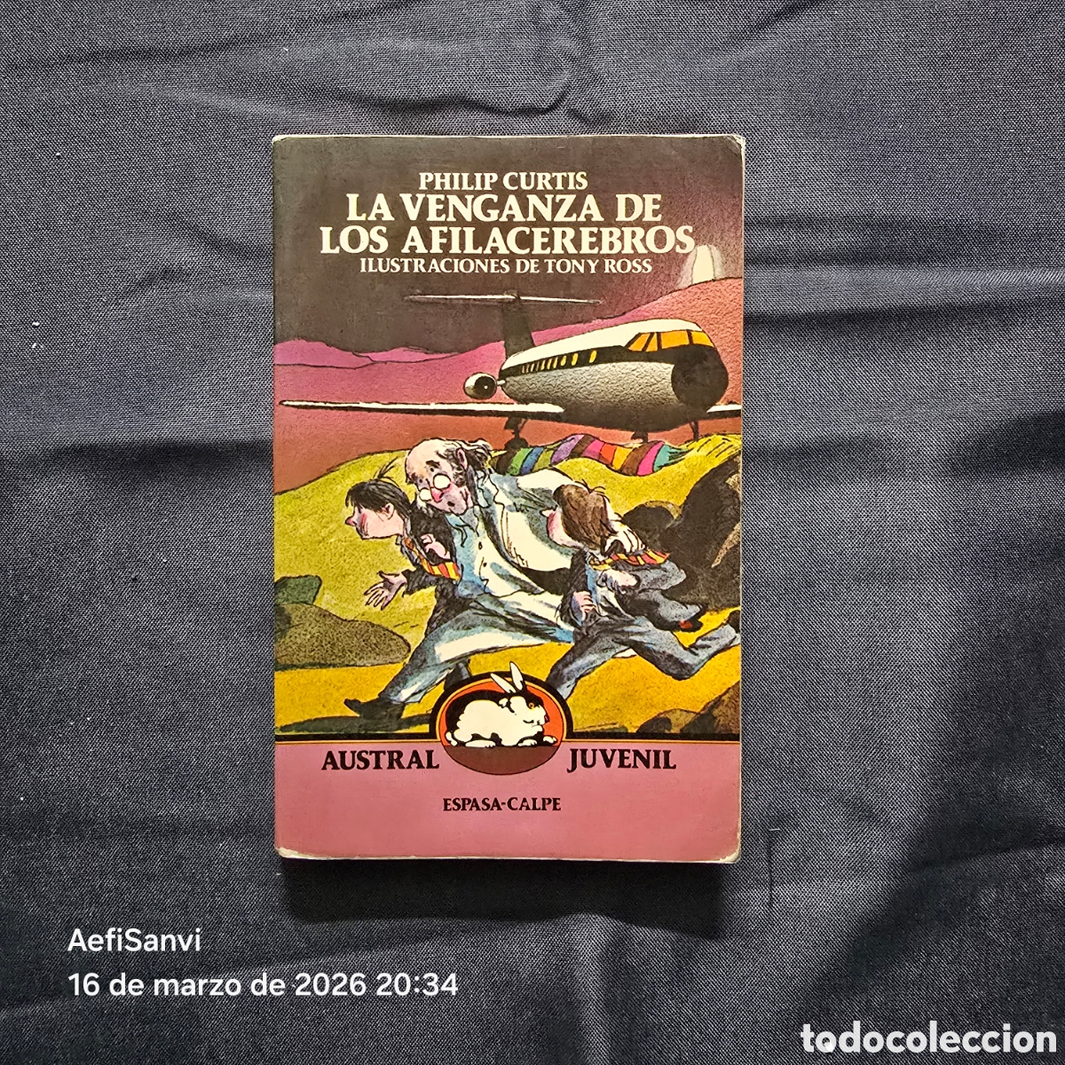 Libros de segunda mano: LA VENGANZA DE LOS AFILACEREBROS (PHILIP CURTIS) (AUSTRAL JUVENIL, ESPASA-CALPE)