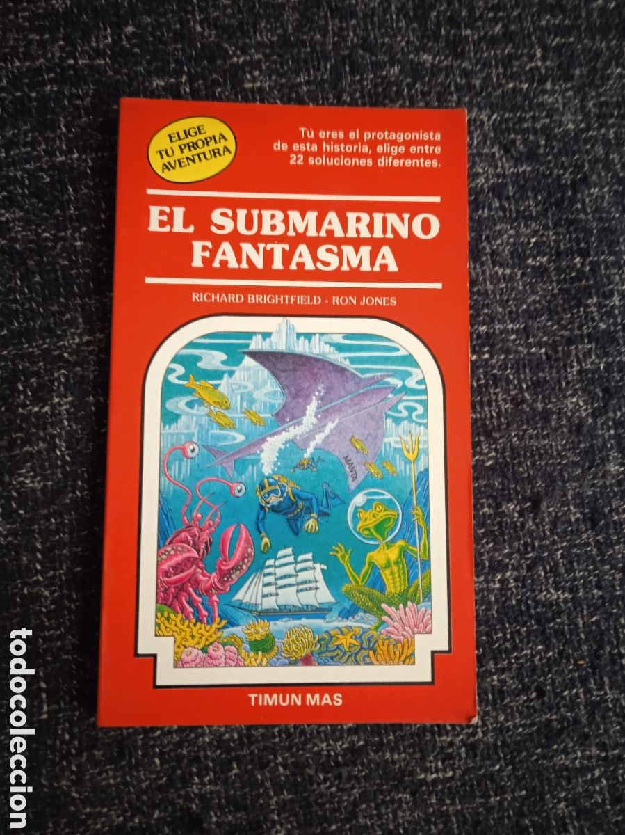 Libros de segunda mano: ELIGE TU PROPIA AVENTURA N&ordm; 19 EL SUBMARINO FANTASMA -ED. TIMUN MAS.