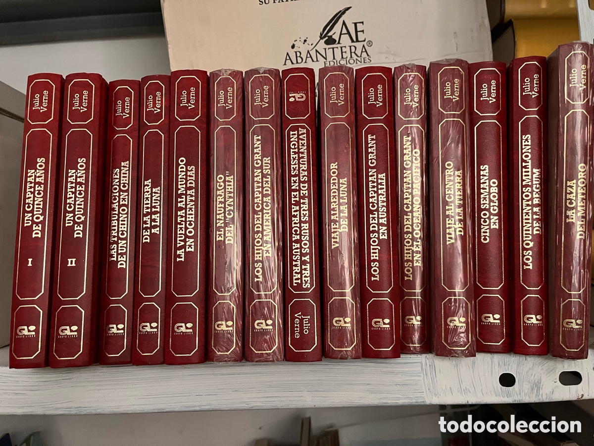 Libros de segunda mano: Lote de 15 libros colecci&oacute;n Julio Verne (1997)