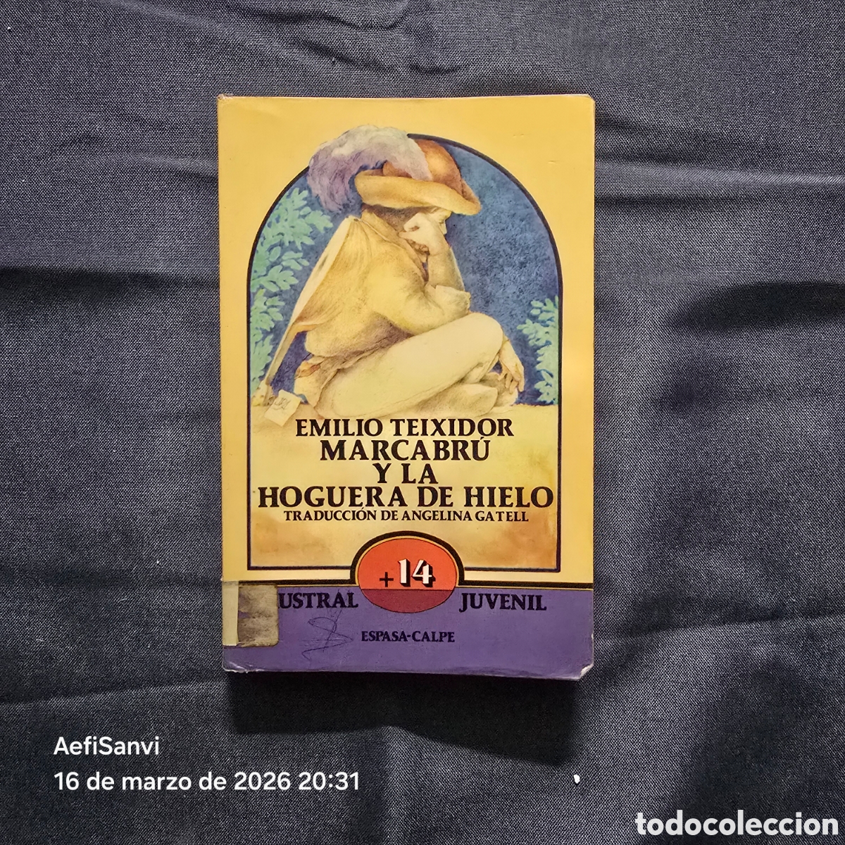 Libros de segunda mano: MARCABR&Uacute; Y LA HOGUERA DE HIELO (EMILIO TEIXIDOR) (AUSTRAL JUVENIL, ESPASA-CALPE)