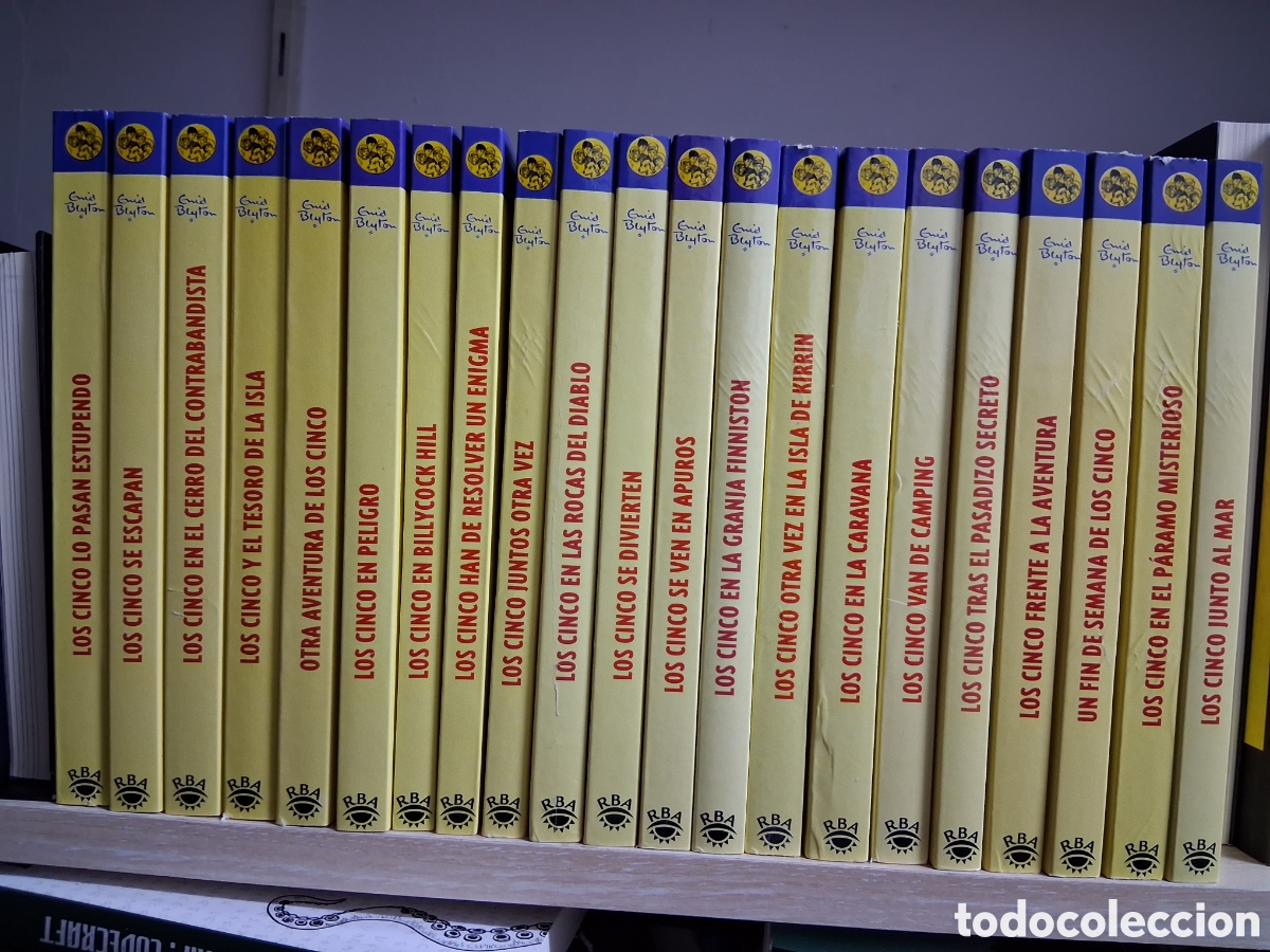 Libros de segunda mano: Los cinco. Enid Blyton. Lote 21 libros