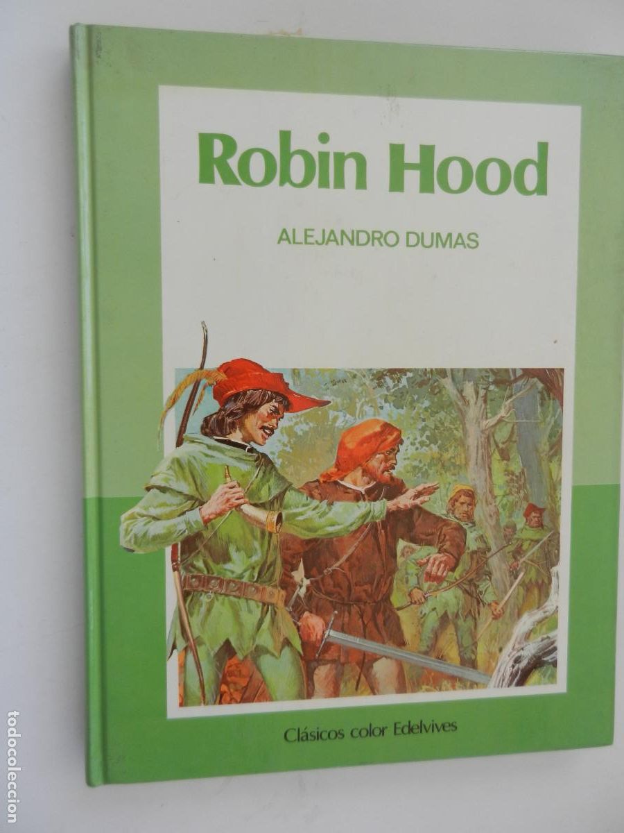 Livros em segunda m&atilde;o: ROBIN HOOD - ALEJANDRO DUMAS - CLASICOS COLOR EDELVIVES - 1988 PASTAS DURAS - 1988 PASTAS DURAS