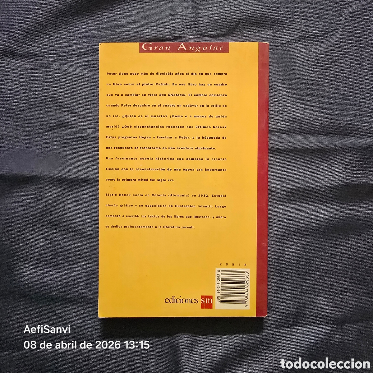 Libros de segunda mano: EL ENIGMA DEL MAESTRO JOAQU&Iacute;N (SIGRID HEUCK) (GRAN ANGULAR, SM) - Foto 2