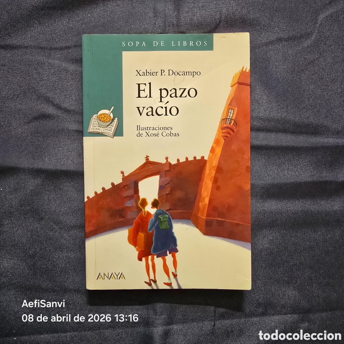 Libros de segunda mano: EL PAZO VAC&Iacute;O (XABIER P. DOCAMPO) (SOPA DE LIBROS, ANAYA)