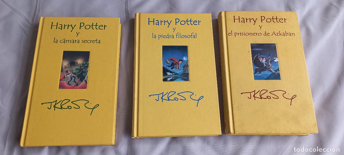 Libros de segunda mano: HARRY POTTER, TRILOG&Iacute;A. EDICI&Oacute;N ESPECIAL. 1&ordf; ED SALAMANDRA 2000. C&aacute;mara secreta priedra filosofal...