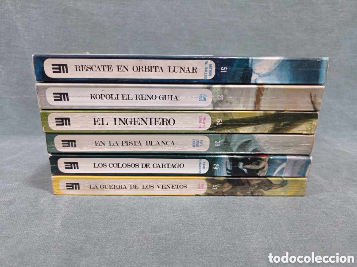 Livres d'occasion: COLECCI&Oacute;N HISTORIA Y AVENTURAS - ED. MENSAJERO - LOTE DE 6 LIBROS