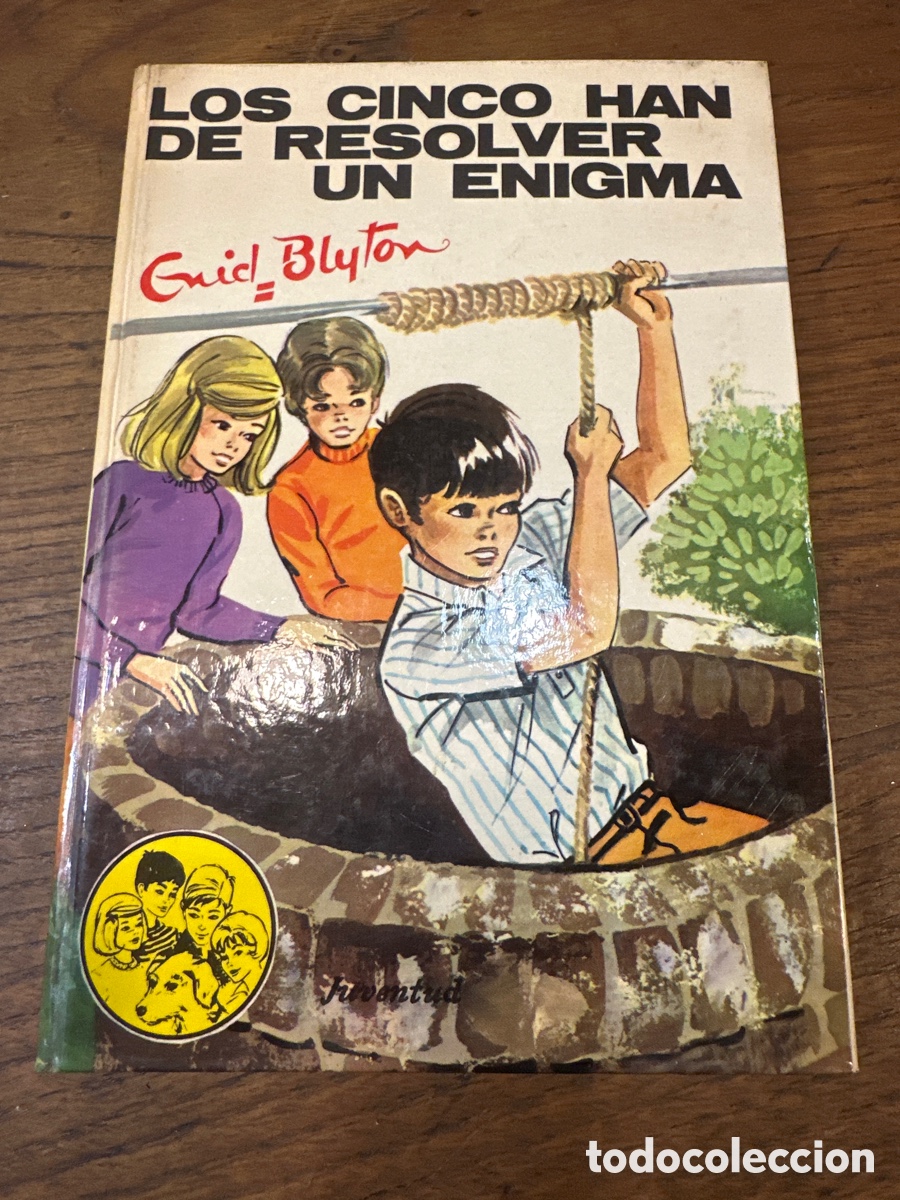 Libros de segunda mano: Los cinco han de resolver un enigma. Enid Blyton.Primera edici&oacute;n 1969. Ilustraciones Jos&eacute; Correas.