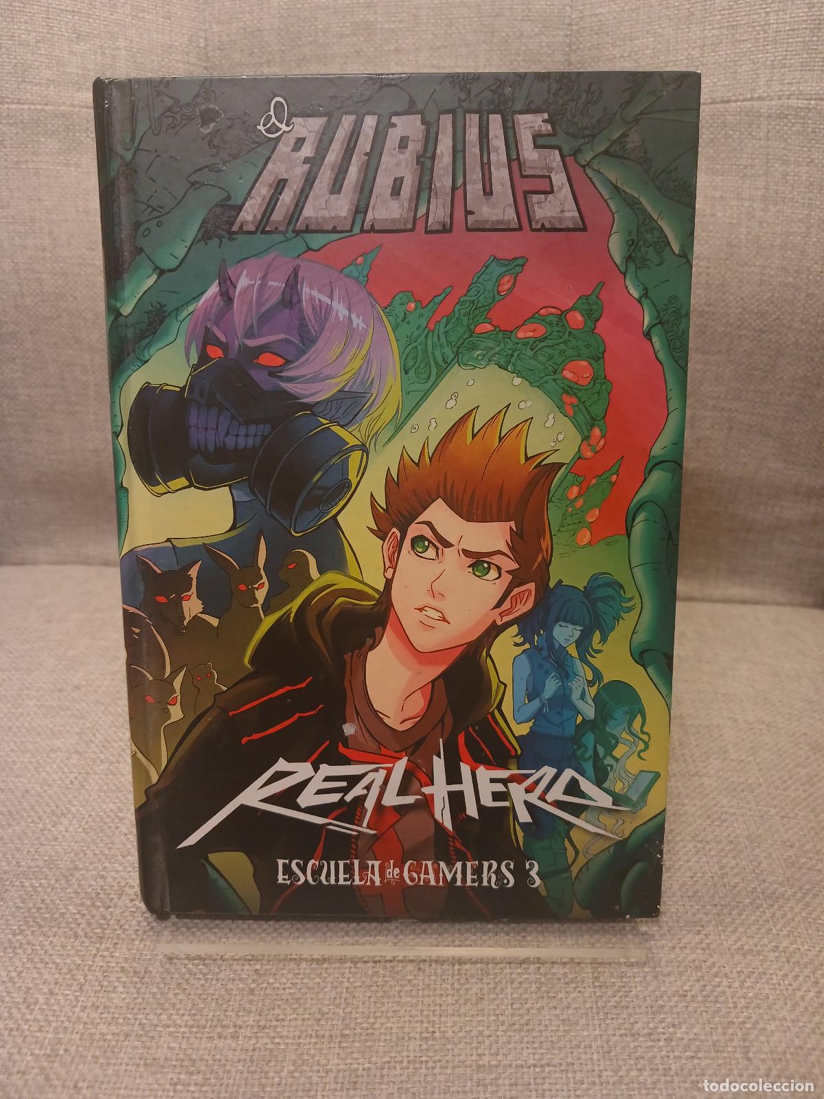 Libros de segunda mano: Real hero escuela de gamers - El Rubius