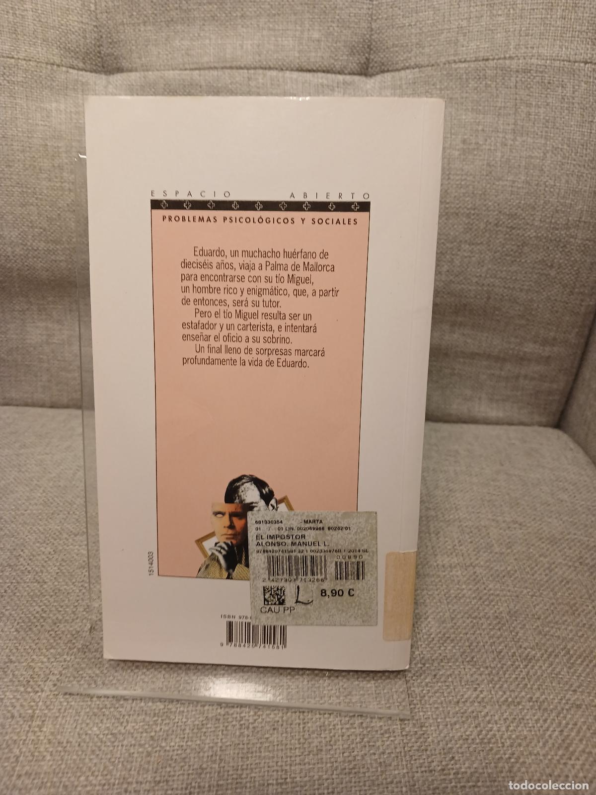 Libros de segunda mano: El impostor - Manuel L. Alonso - Foto 2
