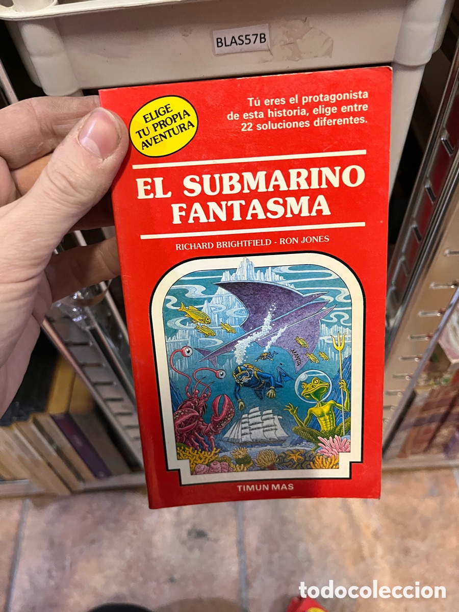 Libros de segunda mano: Blas57B EL SUBMARINO FANTASMA RICHARD BRIGHTFIELD - RON JONES timun m&aacute;s elige tu propia aventura
