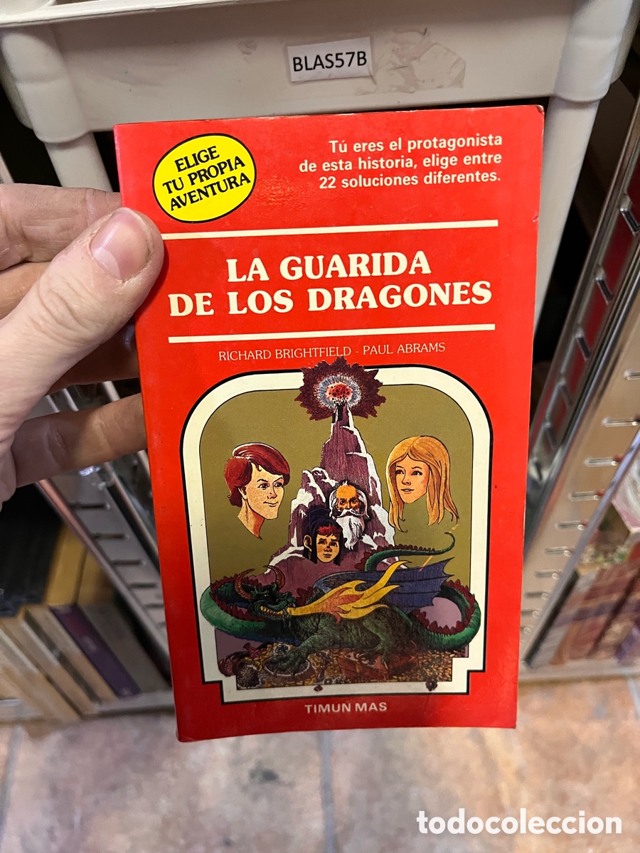 Libros de segunda mano: Blas57B LA GUARIDA DE LOS DRAGONES RICHARD BRIGHTFIELD - PAUL ABRAMS timun m&aacute;s elige tu propia