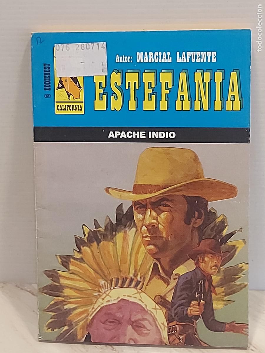 Libros de segunda mano: ESTEFANIA / M. LAFUENTE / APACHE INDIO / EDDIEBEST-1994 / BUEN ESTADO