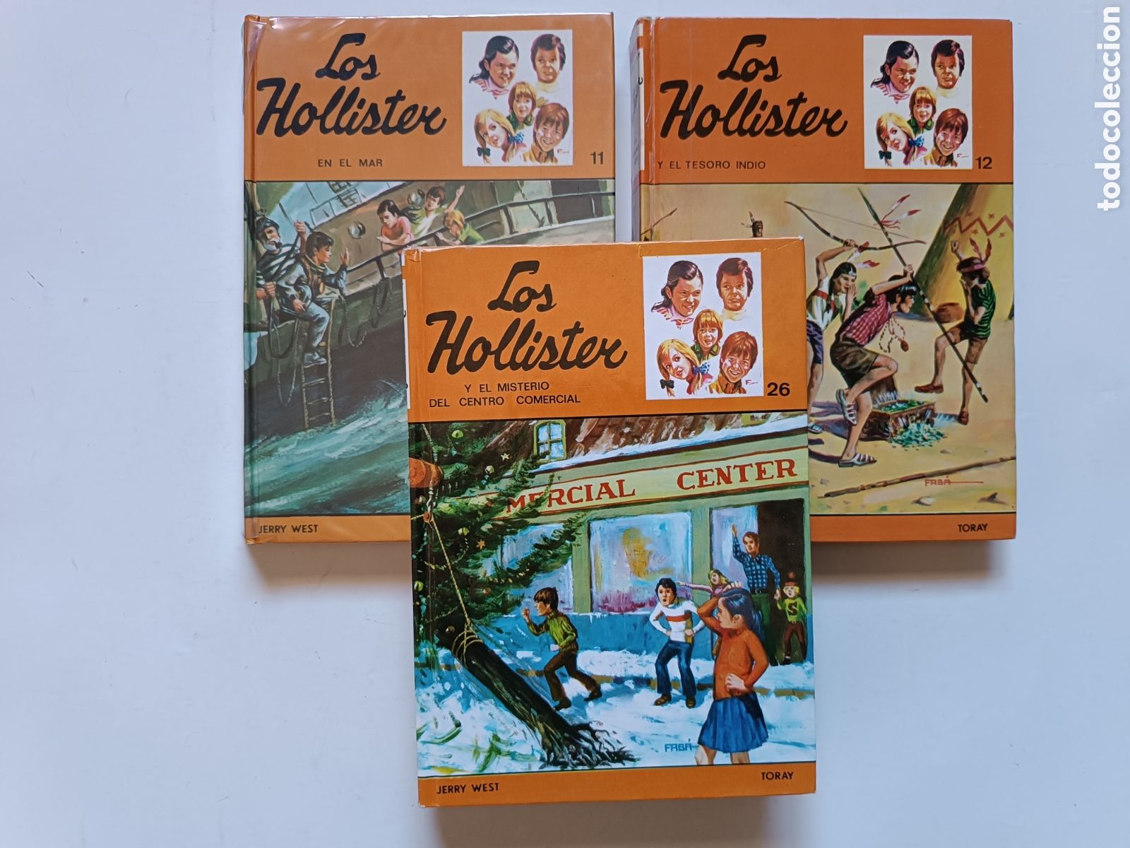 Libros de segunda mano: LOTE 3 libros LOS HOLLISTER - N&uacute;meros 11, 12, 26 - Ediciones TORAY - Jerry West -