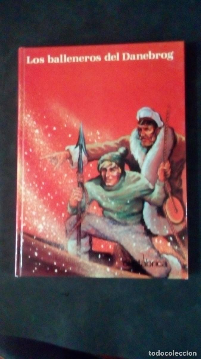 Libros de segunda mano: LOS BALLENEROS DEL DANEBROG-EMILIO SALGARI-EDITORIAL CANT&Aacute;BRICA-COMO NUEVO