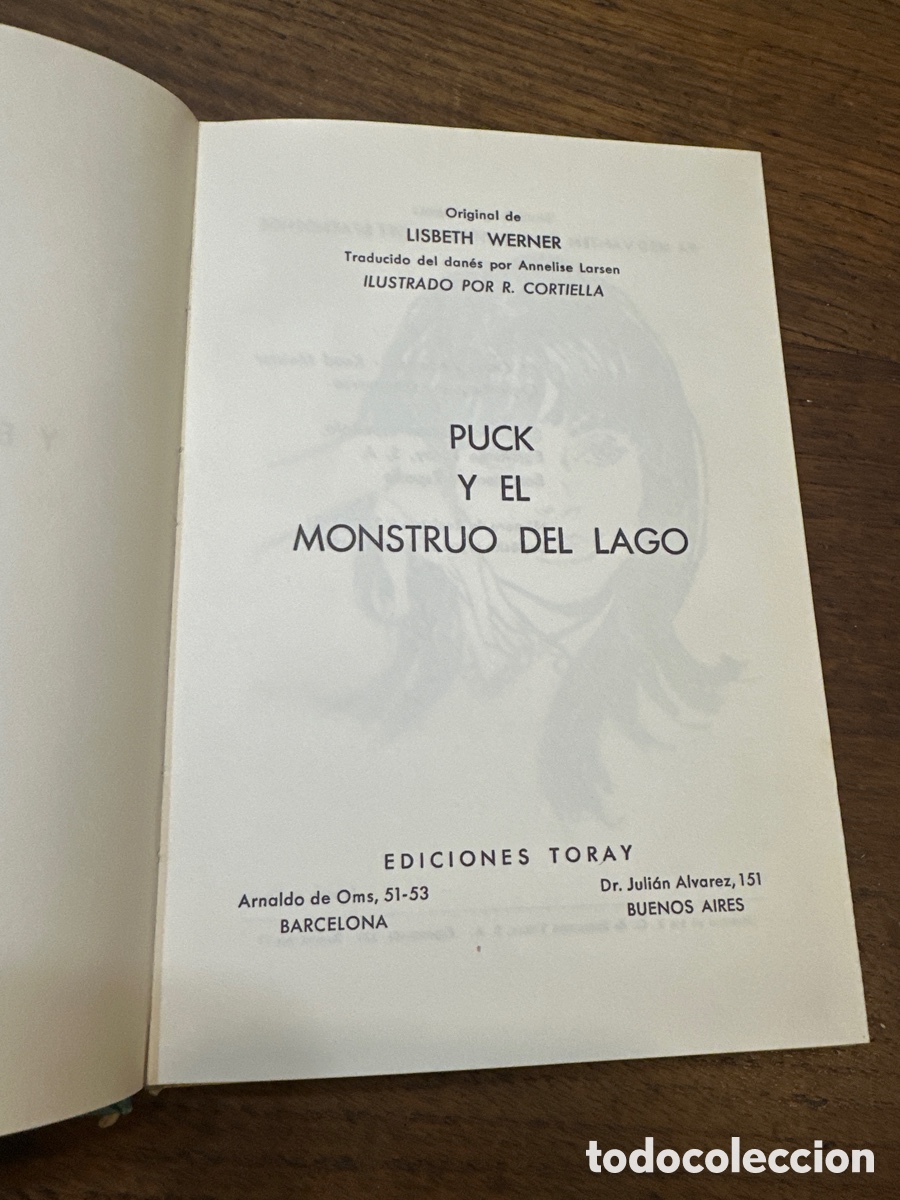 Libros de segunda mano: PUCK Y EL MONSTRUO DEL LAGO - LISBETH WERNER - TORAY 1971 - Foto 2
