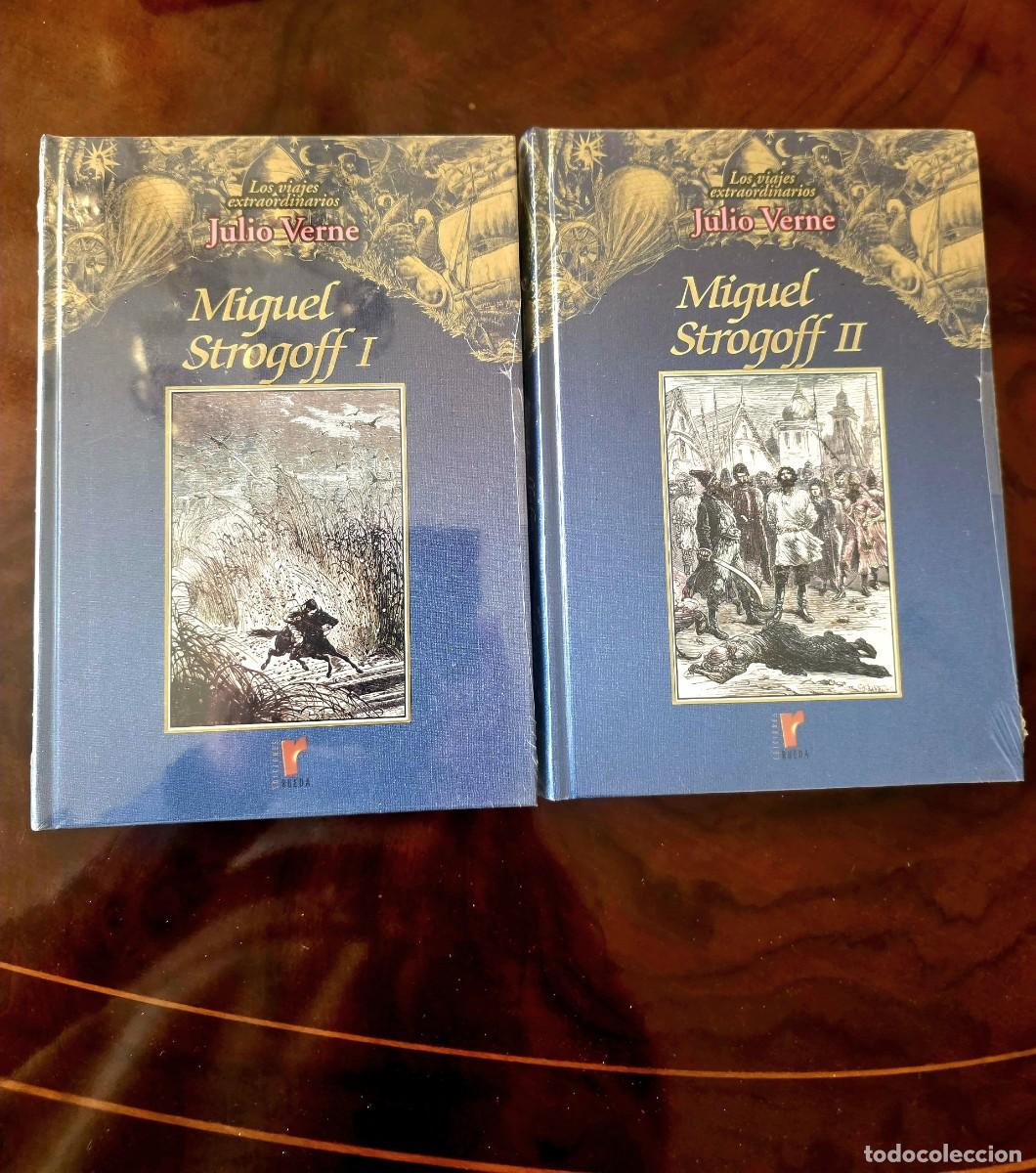 Libros de segunda mano: JULIO VERNE MIGUEL ESTROGOFF VO 1 Y 2. COL COMPLETA. PRECINTADOS A ESTRENAR.