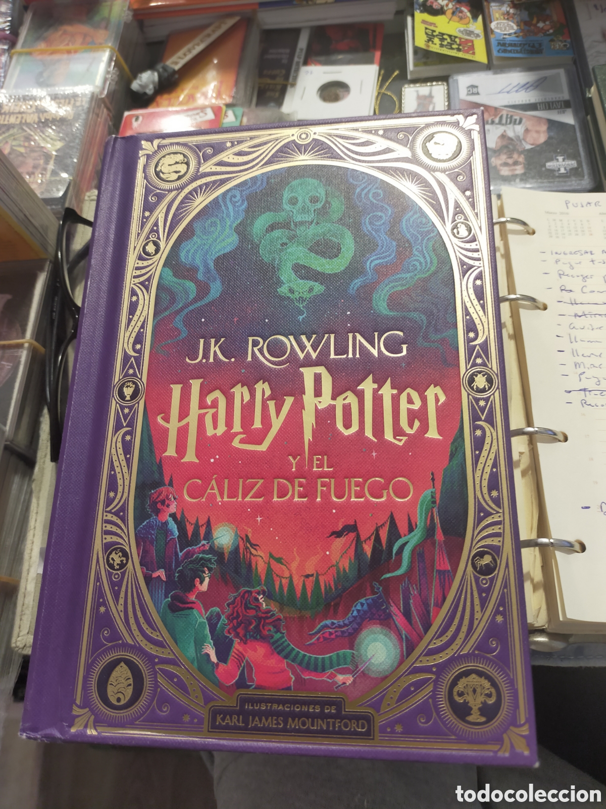 Libros de segunda mano: HARRY POTTER Y EL CALIZ DE FUEGO EDICI&Oacute;NES ILUSTRADAS INTERACTIVAS ROWLINGS MOUNTFORD COMO NUEVO