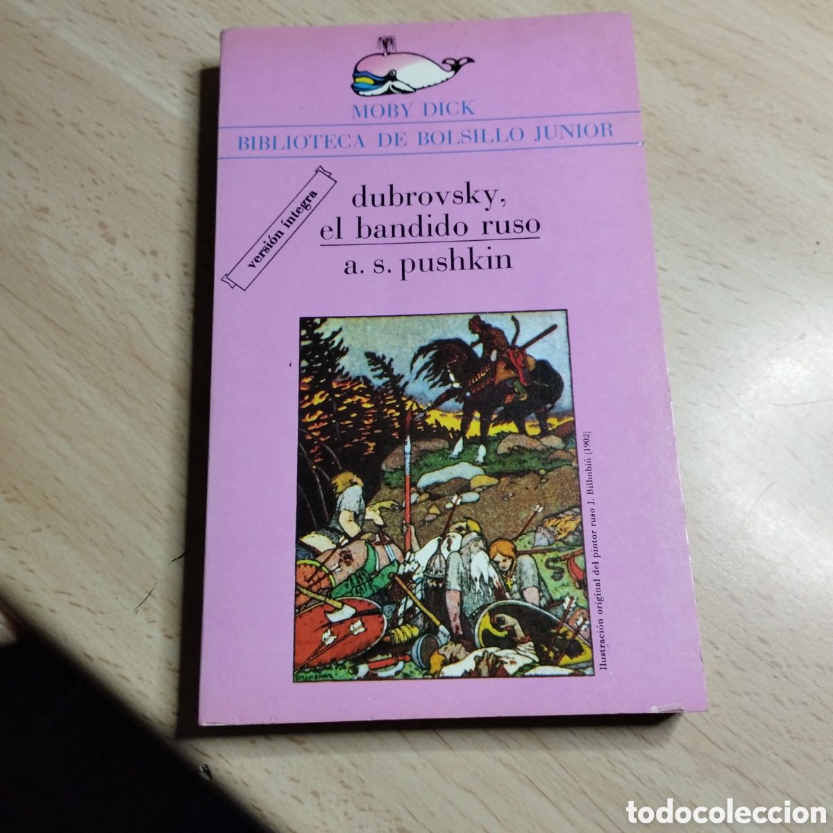 Libros de segunda mano: Dubrovsky, el bandido ruso. A. S. Pushkin. 1981. Moby Dick.