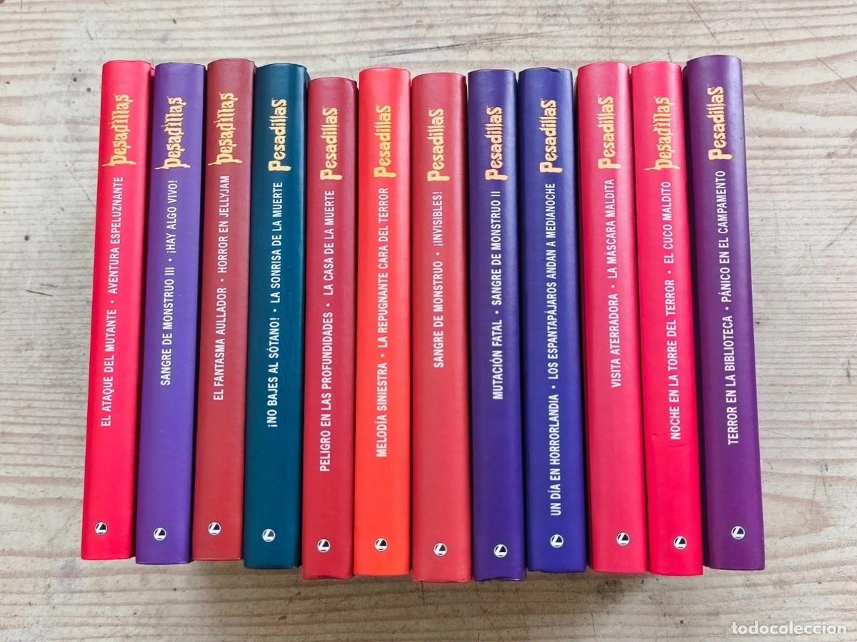 Libros de segunda mano: 12 Libros Pesadillas Con 2 Historias Cada Uno - R.L. Stine - 1997 - Circulo De Lectores