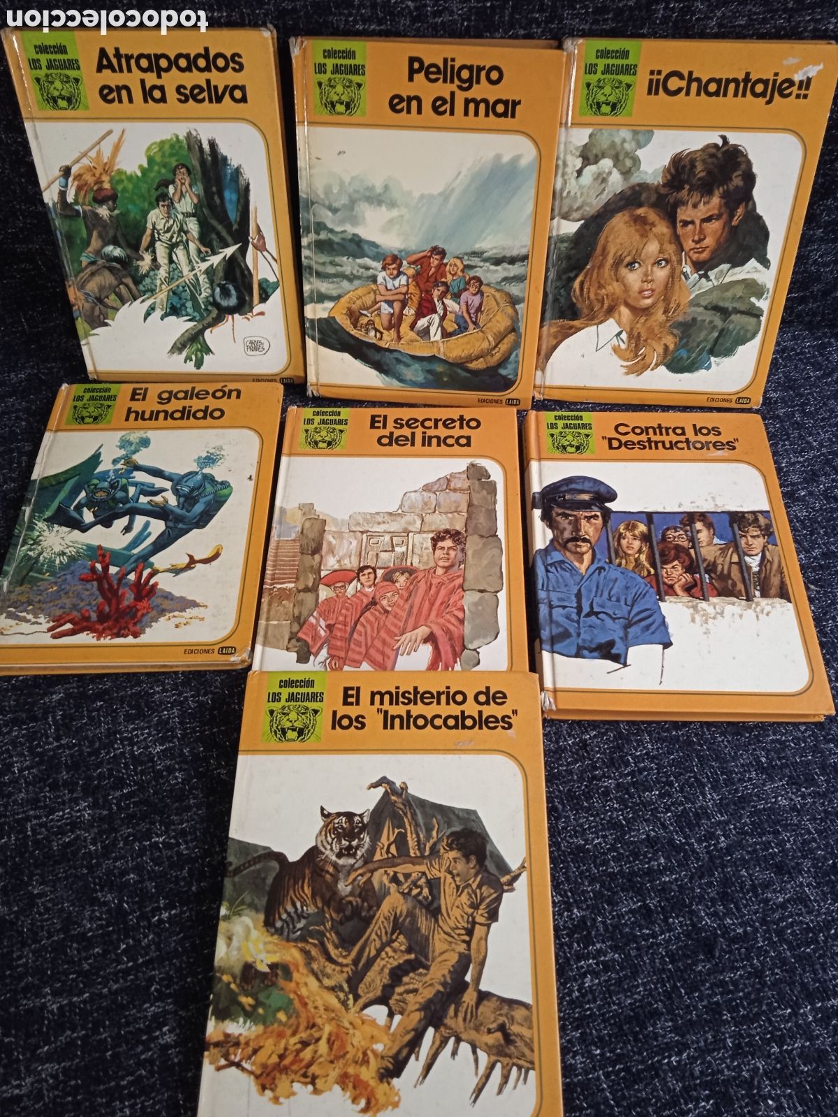 Libros de segunda mano: LOS JAGUARES - LOTE DE 7 LIBROS / LAURA GARC&Iacute;A CORELLA -ED. EDICIONES LAIDA