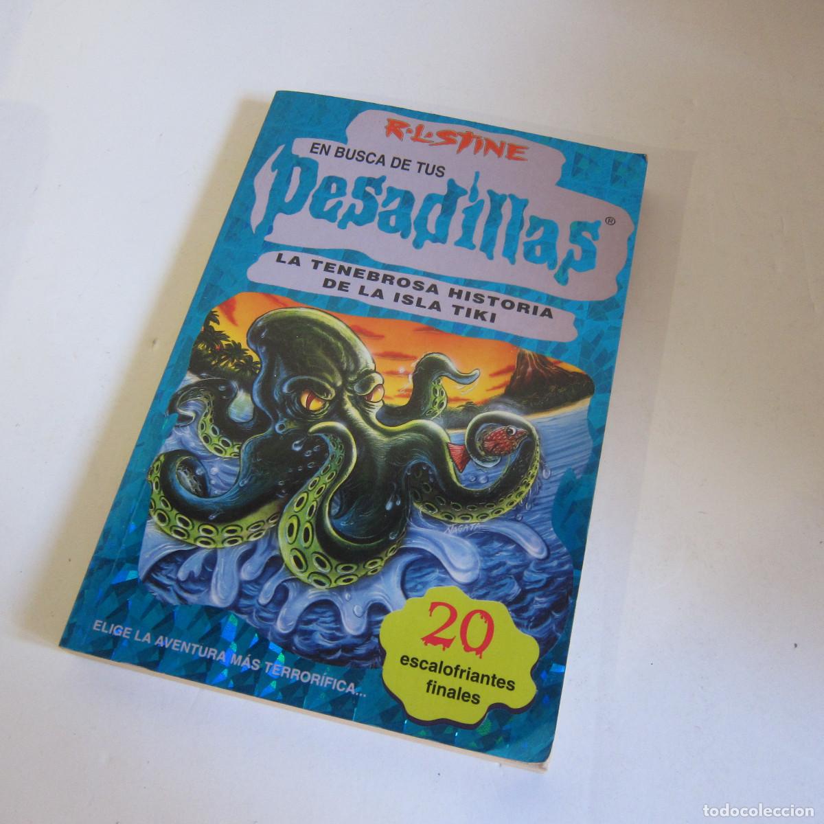 Libros de segunda mano: PESADILLAS - LA TENEBROSA HISTORIA DE LA ISLA TIKI - R. L. STINE (EDICONES B) JUVENIL