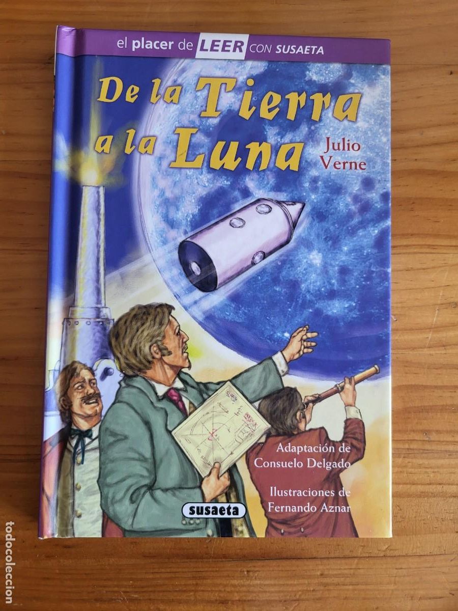 Libros de segunda mano: DE LA TIERRA A LA LUNA. JULIO VERNE