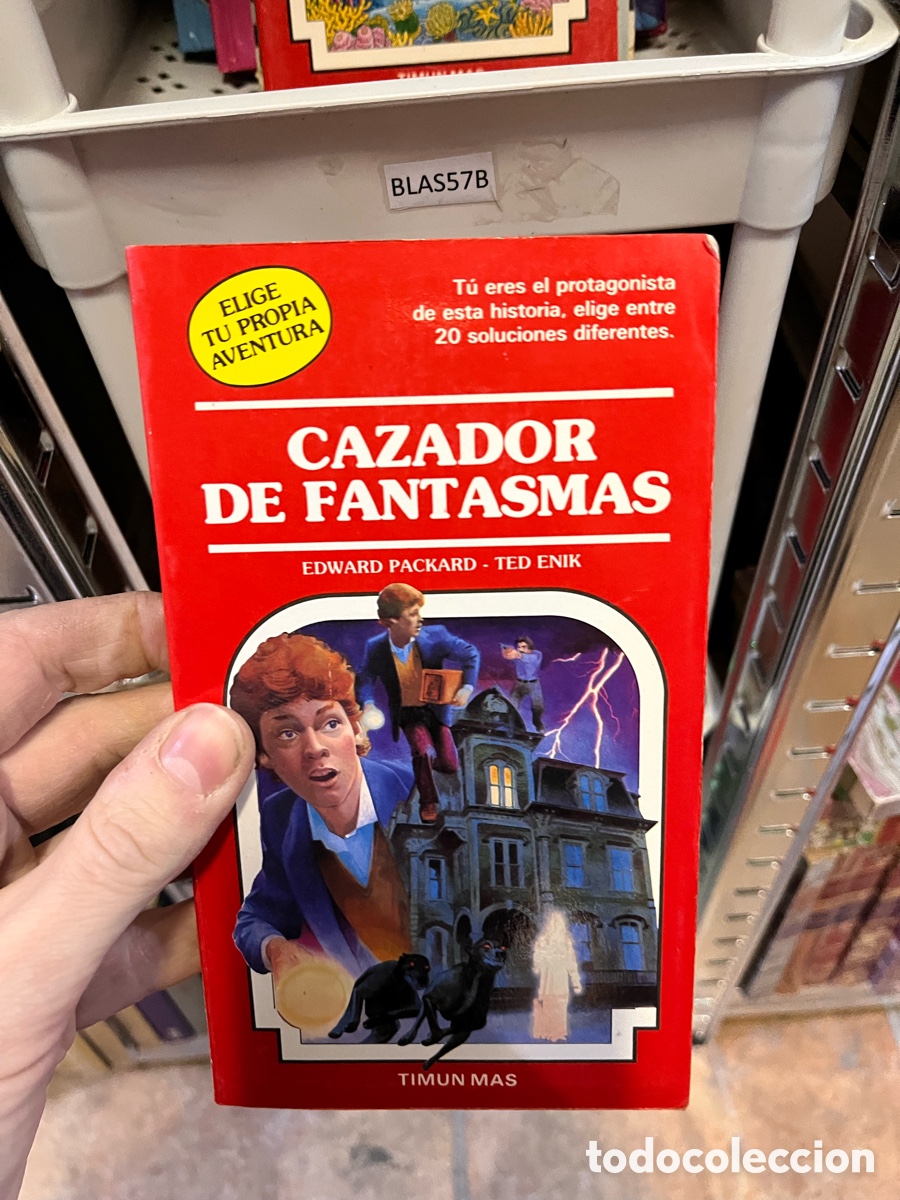 Libros de segunda mano: Blas57B CAZADOR DE FANTASMAS EDWARD PACKARD - TED ENIK timun m&aacute;s elige tu propia aventura