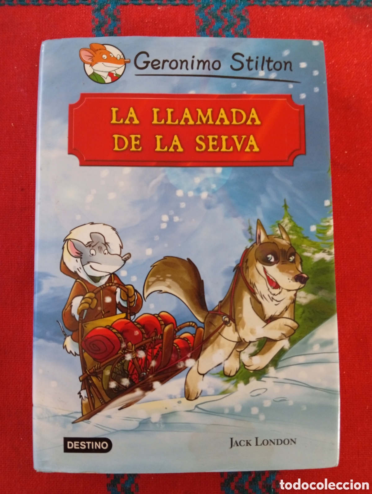 Libros de segunda mano: LA LLAMADA DE LA SELVA, GERONIMO STILTON, DESTINO, BUEN ESTADO