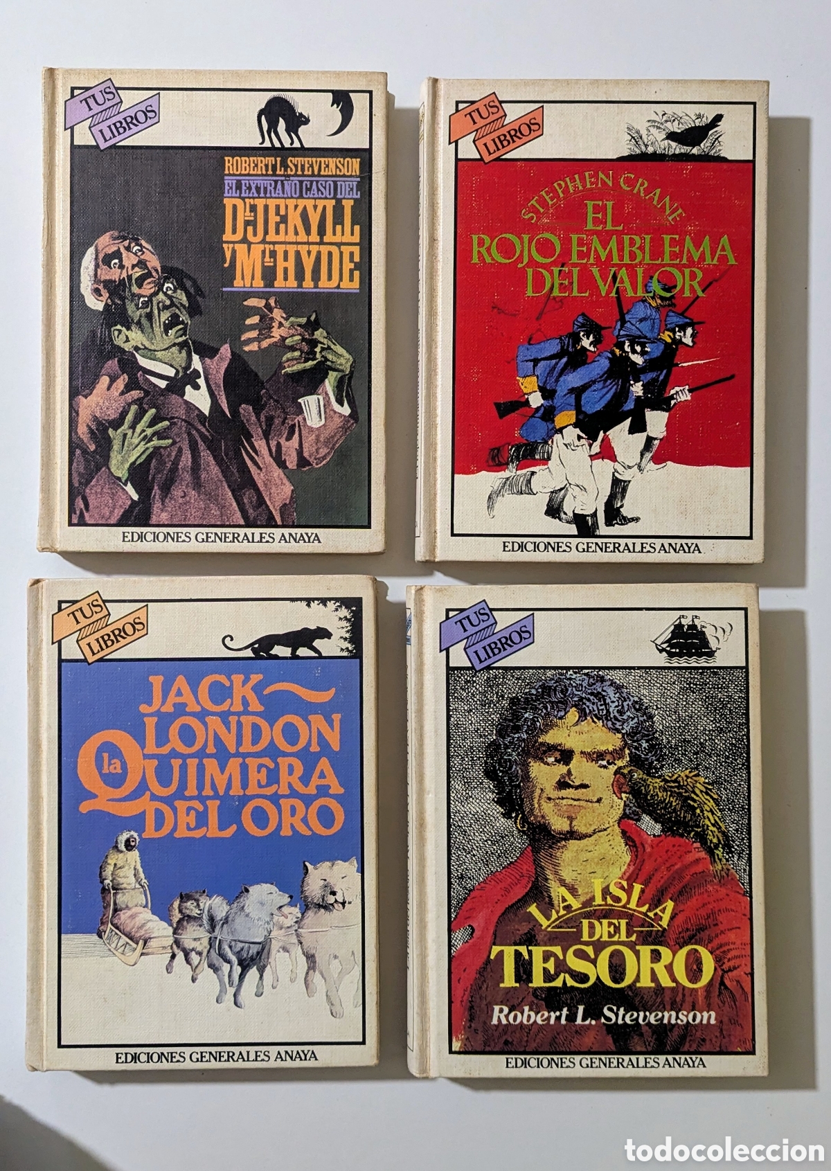 Libros de segunda mano: Tus Libros extra&ntilde;o caso Dr Jekyll y Mr Hyde La isla del tesoro rojo emblema valor quimera del oro